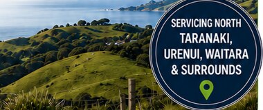 Coastal Taranaki hills, servicing North Taranaki, Urenui, Waitara and surrounds